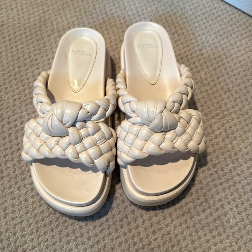 Alexandre Birman platform ivory sandal